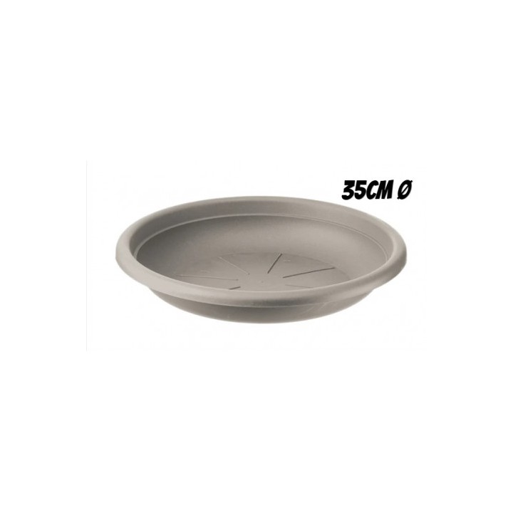PLATO PARA MACETA 35CM TORTORA ARTPLAST