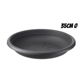 PLATO PARA MACETA 35CM ANTRACITA ARTPLAST