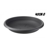 PLATO PARA MACETA 40CM ANTRACITA ARTPLAST