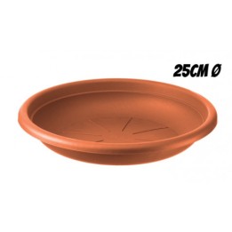 PLATO PARA MACETA 25CM TERRACOTA ARTPLAST