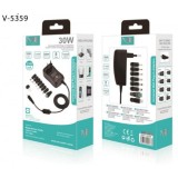 CARGADOR UNIVERSAL PARA DISPOSITIVOS ELECTRONICOS 3-12V 30W M2