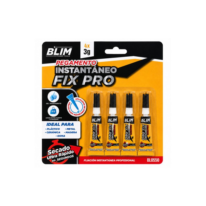 PEGAMENTO INSTANTÁNEO 4X3GR BLIM FIX PRO
