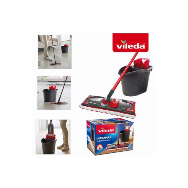 CUBO CON MOPA ULTRAMAX 2 EN 1 VILEDA