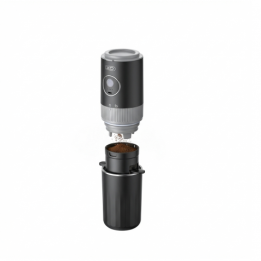 CAFETERA PORTATIL CON MOLINILLO Y TERMO NEGRA KR1 XO