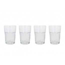 SET 4 VASOS VIDRIO 365CC ARAS LAV
