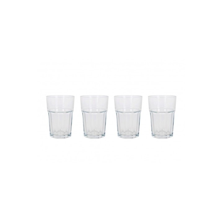 SET 4 VASOS VIDRIO 365CC ARAS LAV