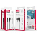 CABLE NB185 CARGA RAPIDA USB - MICRO USB | 6A | 1 METRO | NEGRO XO