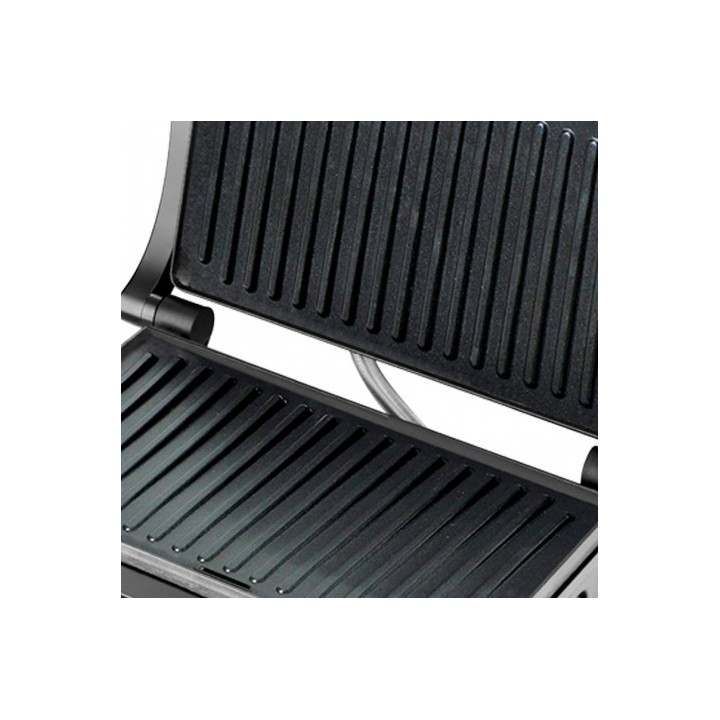 SANDWICHERA INOX GRILL 1500W TEMPERATURA REGULABLE MUVIP