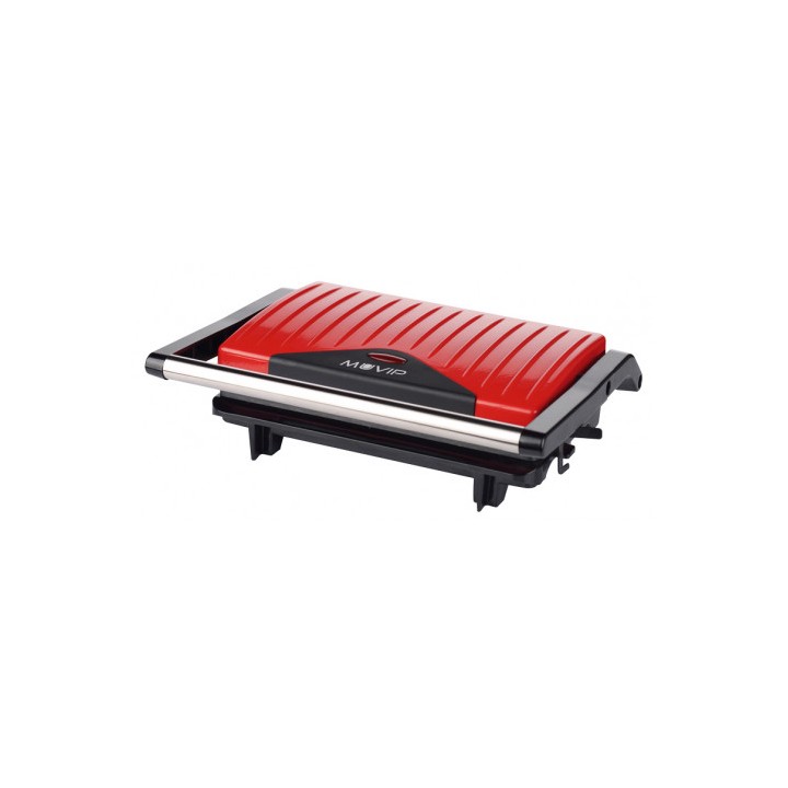 SANDWICHERA INOX GRILL 750W ROJA MUVIP