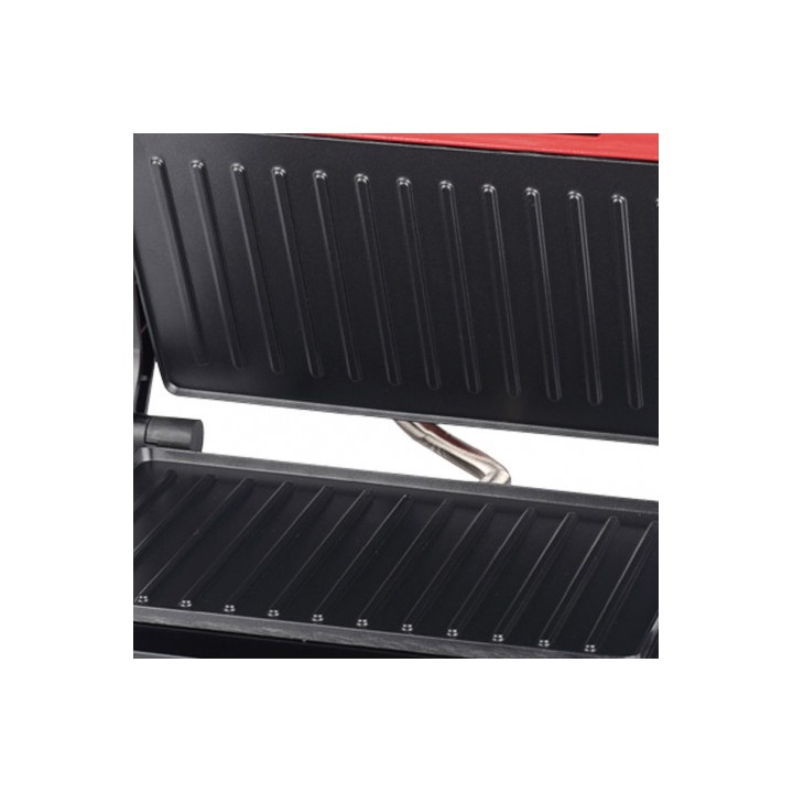 SANDWICHERA INOX GRILL 750W ROJA MUVIP
