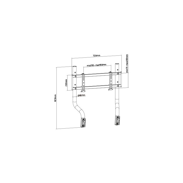 SOPORTE TELEVISOR HASTA 32"-50" RACING SIMULATOR COCKPIT SEAT PRO R3 CROMAD