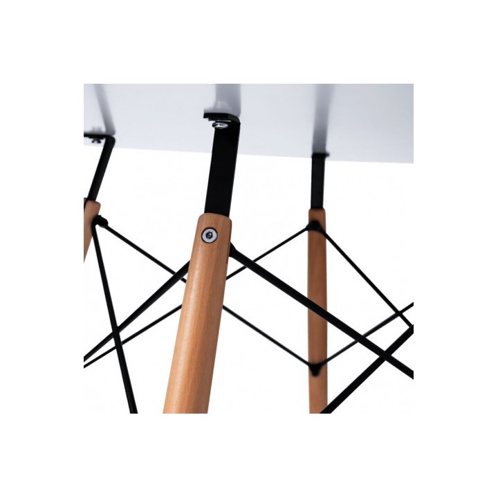 MESA REDONDA DESIGN D500 80CM BLANCA MUVIP