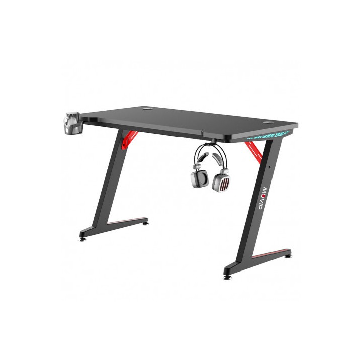 MESA GAMING PRO300 FIBRA CARBONO LUZ RGB MUVIP