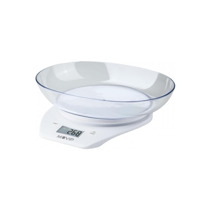 BASCULA DE COCINA DIGITAL CON BOL GRADUACION 0.1G MUVIP
