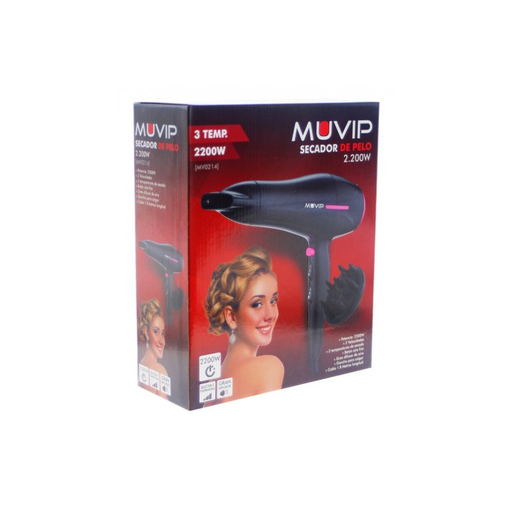 SECADOR DE PELO 2200W MUVIP