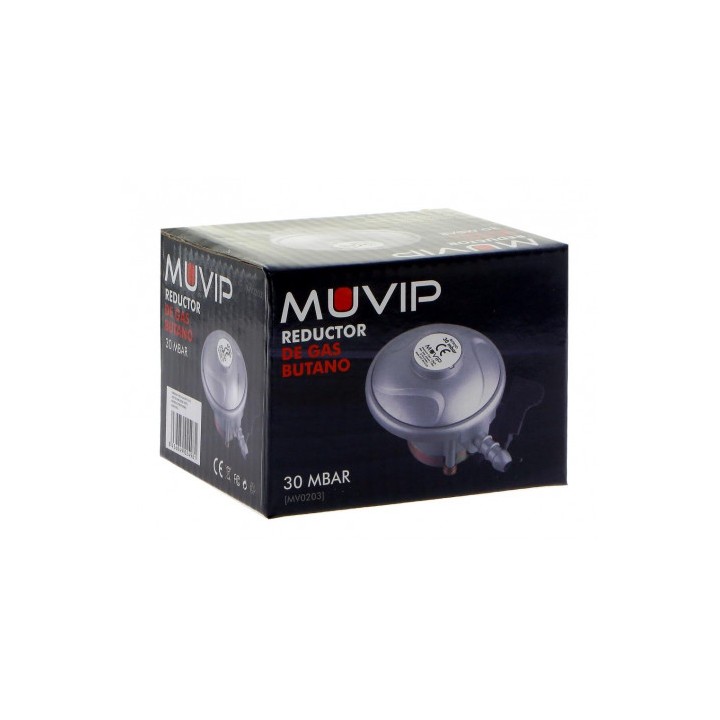 REDUCTOR DE GAS BUTANO 30MBAR MUVIP