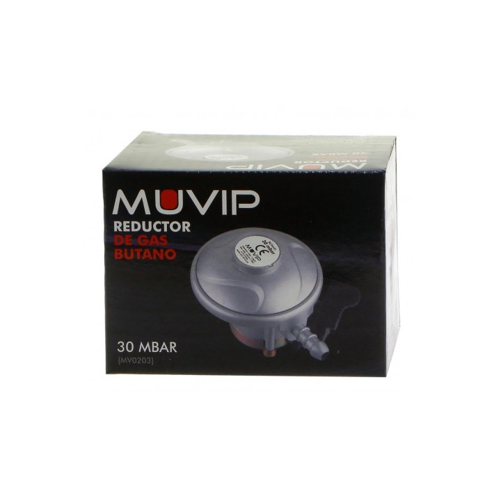 REDUCTOR DE GAS BUTANO 30MBAR MUVIP