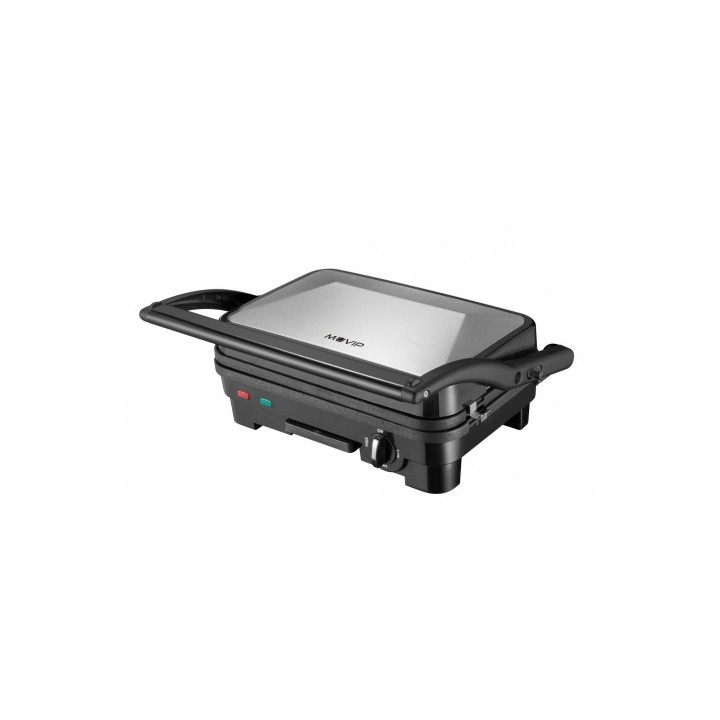 SANDWICHERA INOX 1800W 180º PLACAS REVERSIBLES MUVIP