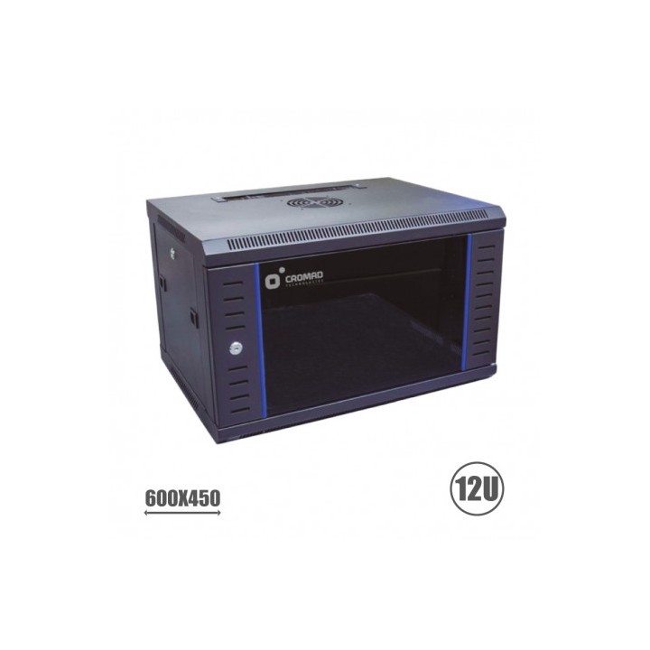 RACK 19" 12U 600X450 SERIE BLUE CROMAD