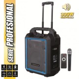 ALTAVOZ AUTOAMPLIFICADO PRO300 10" 300W CON BATERIA + MICRO SERIE PRO COOLS