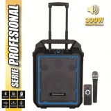 ALTAVOZ AUTOAMPLIFICADO PRO300 10" 300W CON BATERIA + MICRO SERIE PRO COOLS