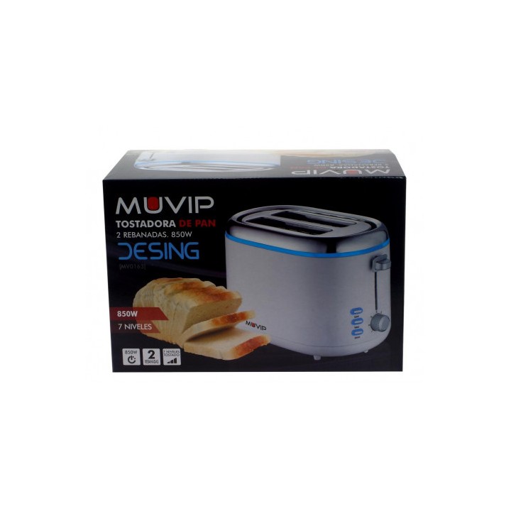 TOSTADORA DE PAN 850W DESIGN MUVIP