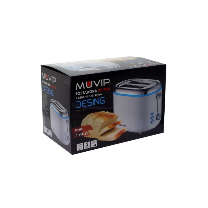 TOSTADORA DE PAN 850W DESIGN MUVIP