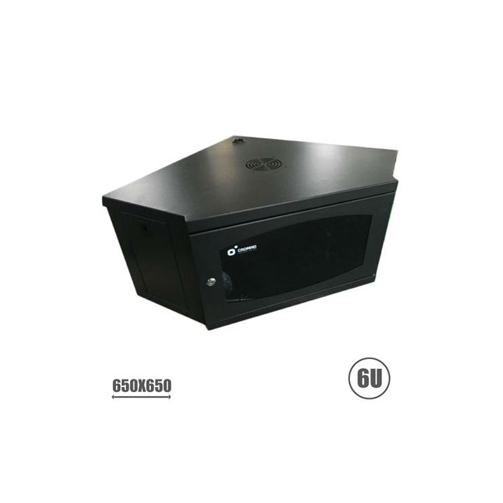 RACK ESQUINA 19" 6U 650X650 CROMAD