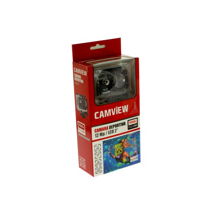 CAMARA DEPORTIVA FULL HD 1080P 12MPX | LCD 2" | CAMVIEW