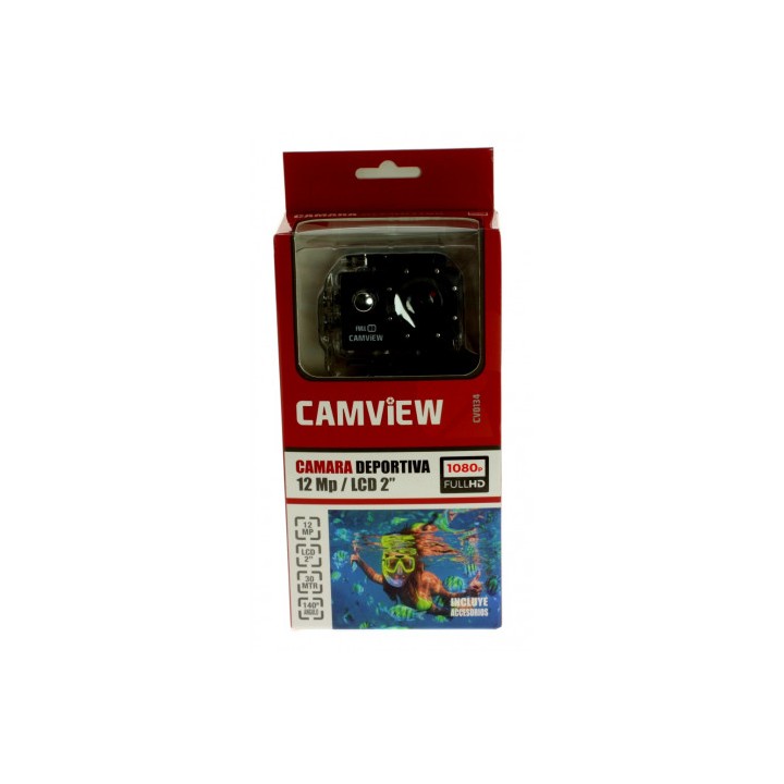 CAMARA DEPORTIVA FULL HD 1080P 12MPX | LCD 2" | CAMVIEW