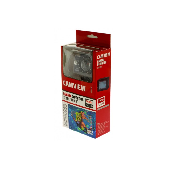 CAMARA DEPORTIVA FULL HD 1080P 12MPX | LCD 2" | CAMVIEW