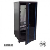 RACK 19" 27U 600X600 PERFORADO CROMAD