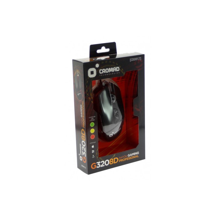 RATON GAMING G320 8D PROFESIONAL CROMAD