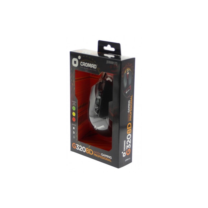 RATON GAMING G320 8D PROFESIONAL CROMAD