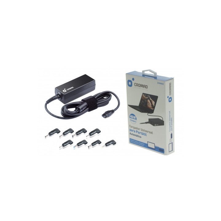 CARGADOR UNIVERSAL AUTOMÁTICO 45W CROMAD