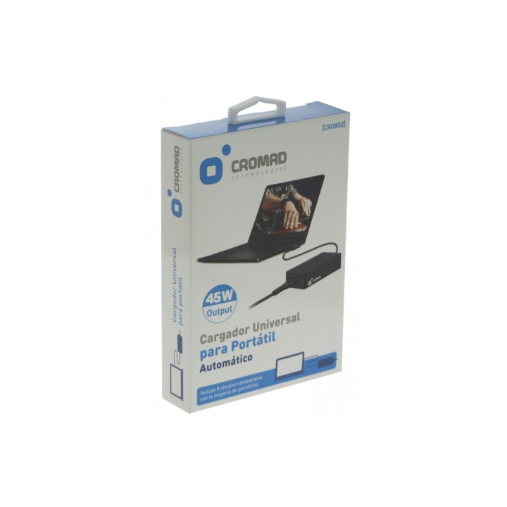 CARGADOR UNIVERSAL AUTOMÁTICO 45W CROMAD