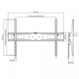 SOPORTE DE PARED TV LED LCD 60"-100" CROMAD