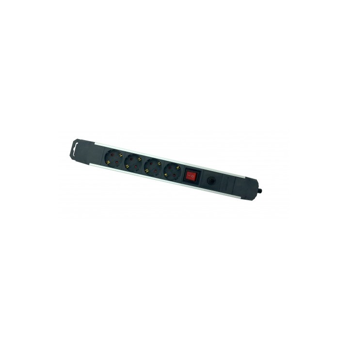 BASE MULTIPLE 4 TOMAS SOBRETENSION ALUMINIO ELBAT