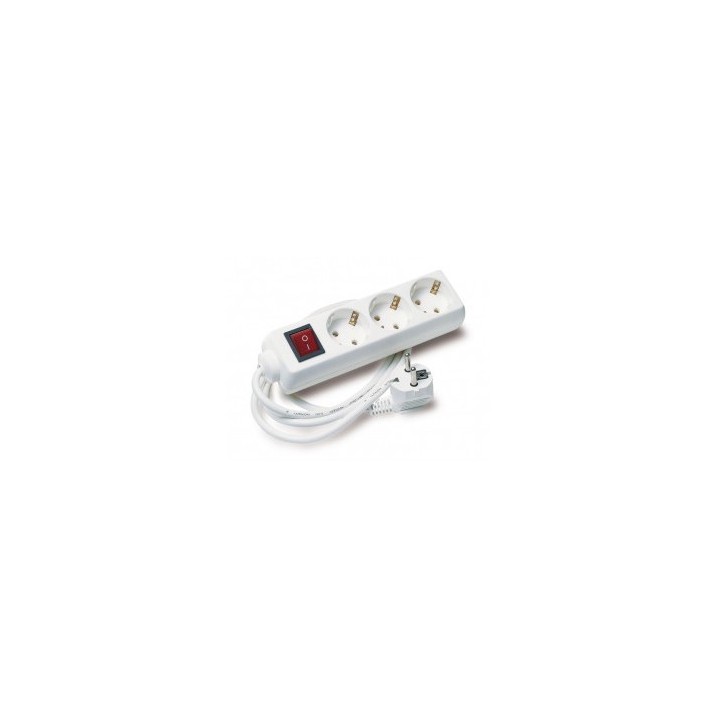 BASE MULTIPLE 3 TOMAS CON INTERRUPTOR ELBAT