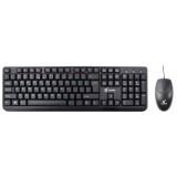 KIT TECLADO + RATÓN CON CABLE USB CROMAD