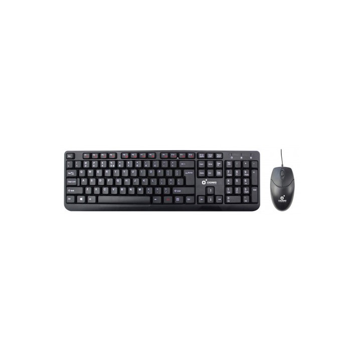 KIT TECLADO + RATÓN CON CABLE USB CROMAD