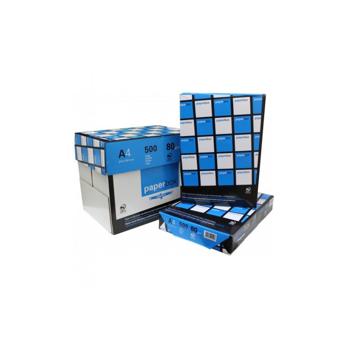 Caja de 5 Paquetes de FOLIOS 80Gramos 2500 Hojas