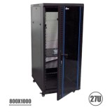 RACK 19" 27U 800X1000 PERFORADO CROMAD