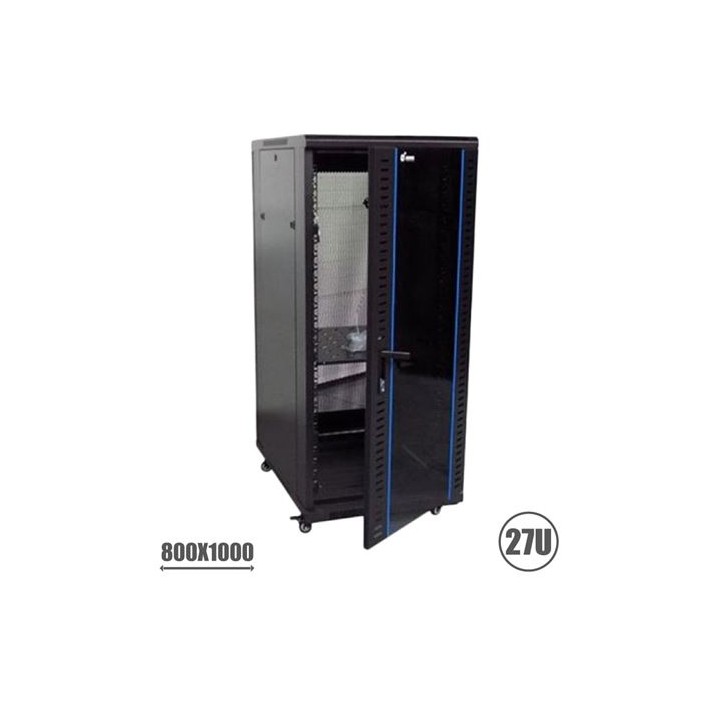 RACK 19" 27U 800X1000 PERFORADO CROMAD