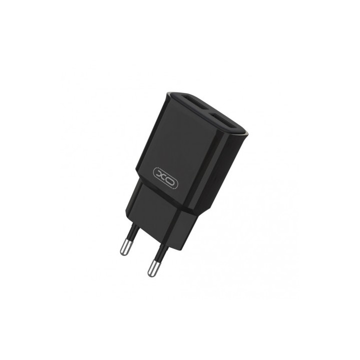 CARGADOR DE CORRIENTE L92C 2.4A 2XUSB NEGRO XO