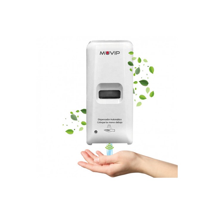 DISPENSADOR DE GEL AUTOMÁTICO SIN CONTACTO PARA PARED 1000ML MUVIP