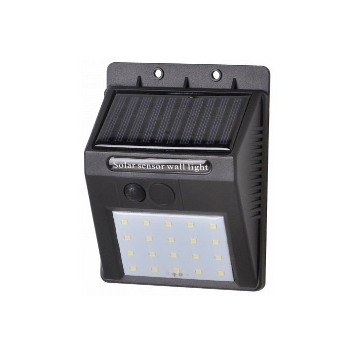 APLIQUE LED SOLAR 30LM NEGRO ELBAT