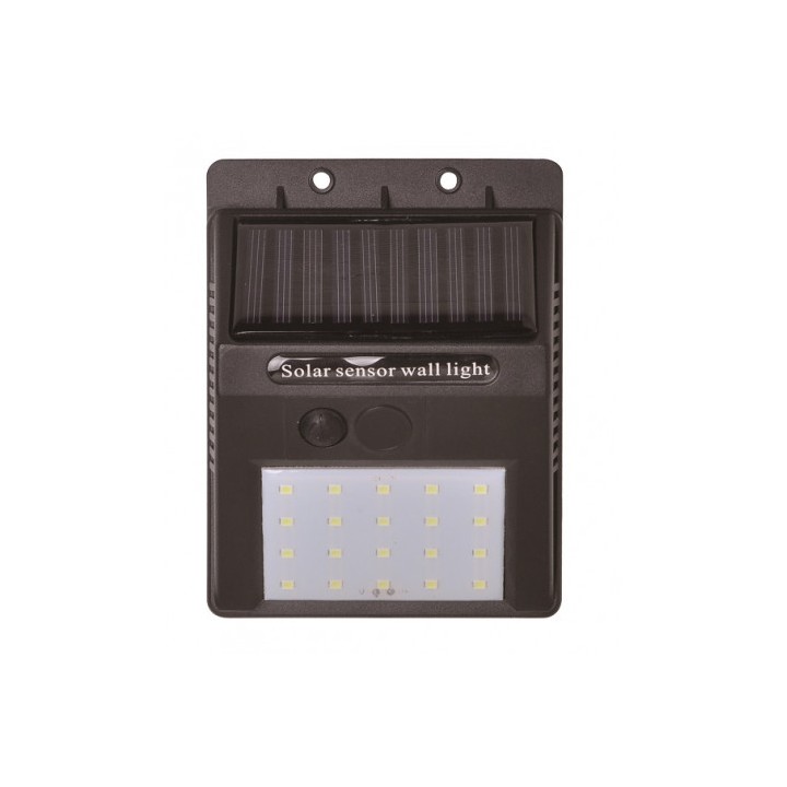 APLIQUE LED SOLAR 30LM NEGRO ELBAT