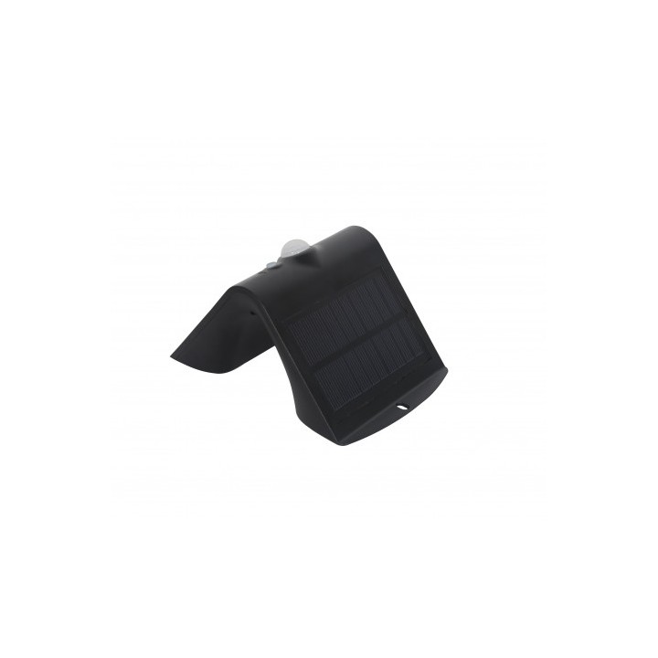 APLIQUE LED SOLAR 1.5W 220LM DOBLE ILUMINACIÓN NEGRO ELBAT