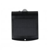 APLIQUE LED SOLAR 1.5W 220LM DOBLE ILUMINACIÓN NEGRO ELBAT